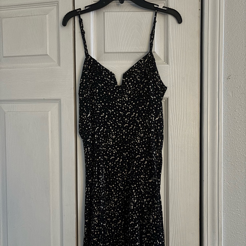 Black and White Polka Dot Dress